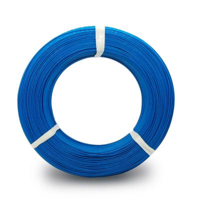 China Underground LaiEn Blue color UL3239 22AWG 3KV 17/0.16 diameter 1.75mm FEP wire manufacturers for sale