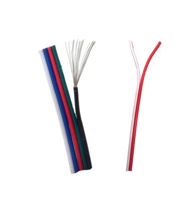 China Underground LaiEn Custom Color and Length PVC insulated UL2468 24awg 4 pin flat ribbon flat cable for sale