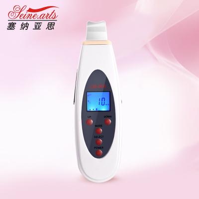 China Pore Shrinking Multifunctional Mini Beauty Facial Rejuvenation Ultrasonic Skin Scrubber Skin Peeling Scrubber for Exfoliator (LW-006) for sale