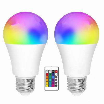 China Residential Hot Sale Tuya Alexa WIFI RGB Smart Dimmable e27 e26 b22 7 watt led bulb smd light for sale
