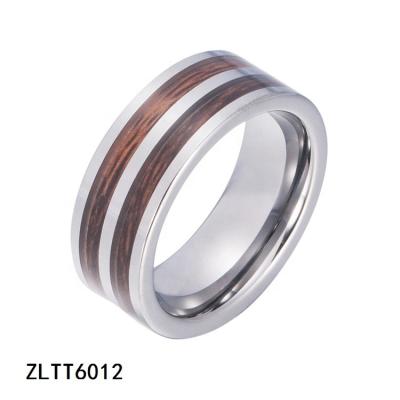 China Comfort Fit Wholesale Plated 8 Mm Width Tungsten Carbide Mens Wedding Band Rings for sale