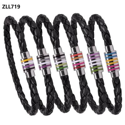 China Genuine lgbt pride ZILU nickel free lead free cheap wrap lgbt magnetic jewelry with any logo for sale