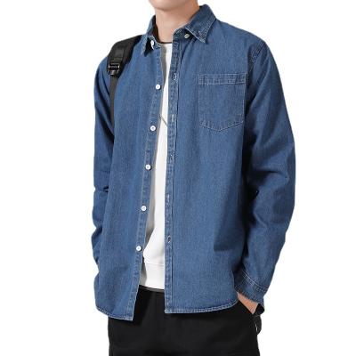 China 2021 Wholesale 2021 plain logo plain versity drop custom vintage classic slim fit denim lattice jackets men for sale
