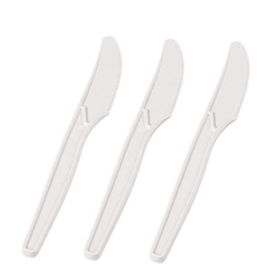 China Starch Eco Friendly Plastic Tableware Degradable Cutter Cake Knife for sale