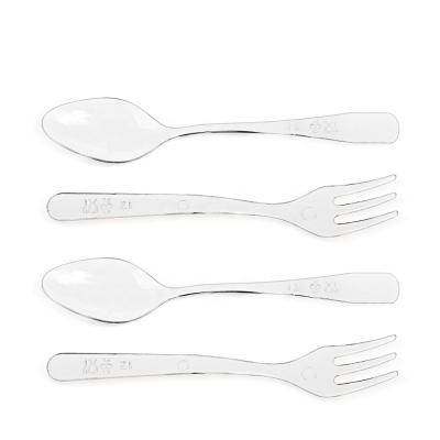 China Food Grade Amazon Hit 2020 Clear PS Disposable Plastic Spoons And Forks for sale