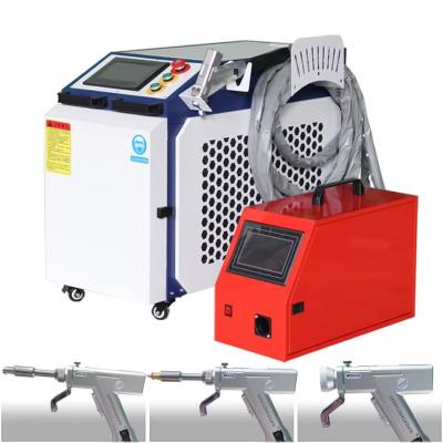 Cina Il più economico 4 in 1 multifunzione Fibra laser saldatore macchina di saldatura laser portatile per il metallo in vendita