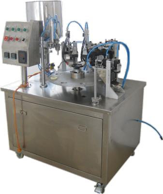China Full Automatic Plastic Seal Gasket Equipment Toothpaste Drink Tube Cosmetic Cream Filling Machine for sale