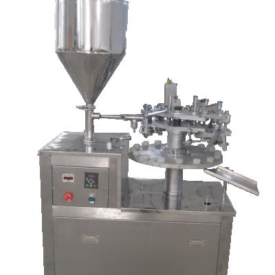 China Semi Automatic Food Aluminum Tube Filling And Sealing Machine for sale
