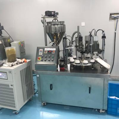 China Cosmetic Plastic Tube Filling and Sealing Machine Aluminum Plastic Tube Chemical Plastic Tube Filling Machine Toothpaste Filling Machine for sale