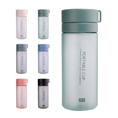 China Viable Custom Logo Designer Reusable Drinking Frosted Plastic Frosted Water Bottle Bpa Free Sublimation Matte for sale