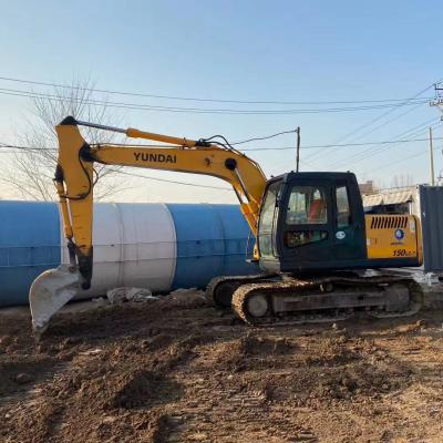 China Construction works 100% originally made in South Korea Hyunda1 150-7 small size used hydraulic pump excavator for sale