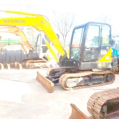 China Construction works Originally Made In South Korea Hyundai 60-7 6 Ton Excavating Machine Construction Digging Equipment for sale