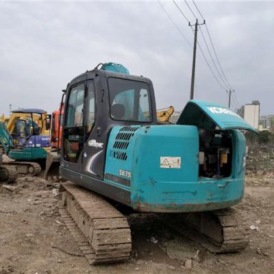 China Construction works Originally built in Japan K0belco 75-8 small size used hydraulic pump excavator for sale