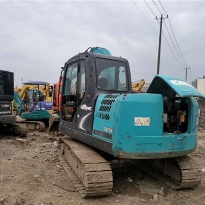 China Construction works Originally built in Japan K0belco 75-8 small size used hydraulic pump excavator for sale