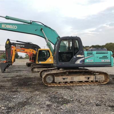 China Construction works 100% Original Made in Japan Kobelco SK200-8 Mid Size Used Hydraulic Pump Excavator for sale
