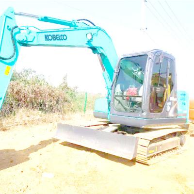 China Construction works Originally built in Japan K0belco 75-8 small size used hydraulic pump excavator for sale