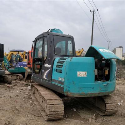 China Construction works Originally built in Japan K0belco 75-8 small size used hydraulic pump excavator for sale