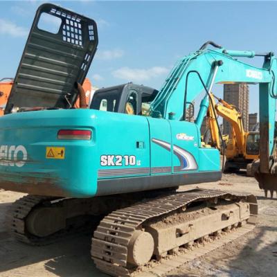 China Construction works 100% Originally Made In Japan Kobelco SK210-8 Hydraulic Pump Mid Size Used Excavator for sale