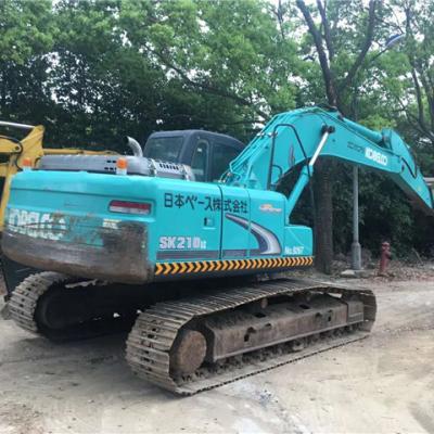 China Construction works 100% Originally Made In Japan Kobelco SK210-8 Hydraulic Pump Mid Size Used Excavator for sale