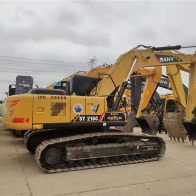 China Construction works Made in China Domestic San1y Few Working Hours SY 215-9 Medium Size Used Hydraulic Excavator for sale