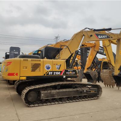 China Construction works Made in China Domestic San1y Few Working Hours SY215-8 Medium Size Used Hydraulic Excavator for sale