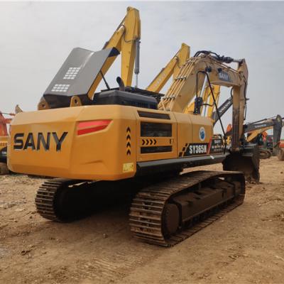 China Construction works China Made Domestic San1y Few Working Hours SY365H Used Mid Size Hydraulic Excavator for sale
