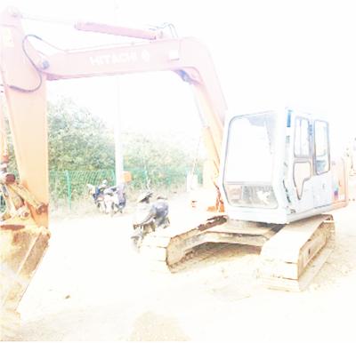 China Construction works Made in Japan 2017 Original Compulsory Hitachi EX60 Small Size Used Hydraulic Excavator for sale