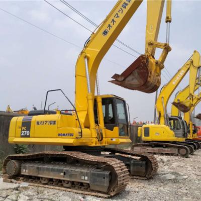 China Construction works Outstanding Stock Used Hydraulic Komastu PC270 Crawler Excavator In Large Stock for sale