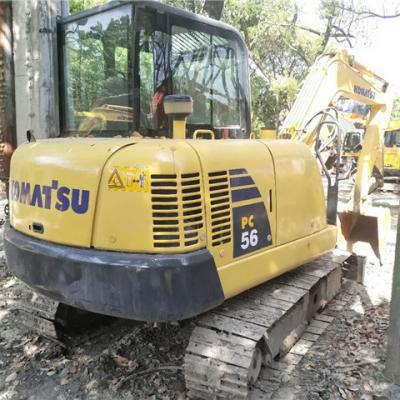 China Construction works Japanese made in 2017 manufactured Komatsu PC56-7 crawling excavator for mining use for sale