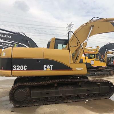 China Construction works used original crawler excavator caterpillarr 320C in good condition for sale for sale