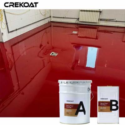 China Industriële epoxyvloercoating Vinnige verharding laag onderhoudsbehoefte Te koop