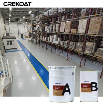 China Zelfnivellerende epoxyverf verkrijgbaar in verschillende tinten en gloss/matte opties Te koop