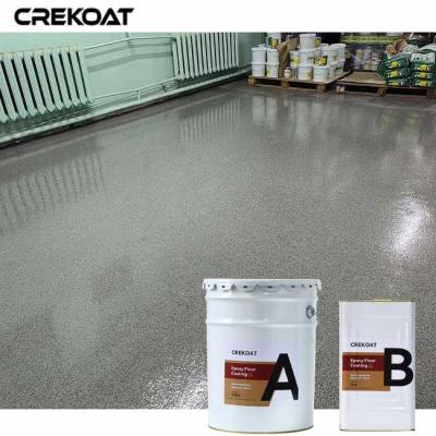 China Standaard epoxyvloercoating kan antisslipaggregaten bevatten Te koop