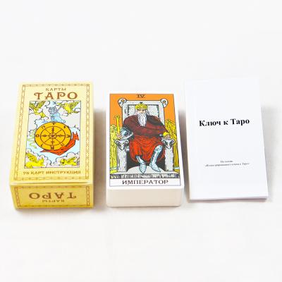 China Impressão Personalizada Astrologia Clássica Horóscopo Tarot Cards Com Amigos Impressão Fazer High Quality Rider Tarot Card à venda