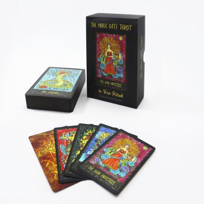 China Melhor Vendedor Impressão personalizada Oracle Gold Foil Deck Cartões de jogo de tabuleiro de alta qualidade com caixa rígida à venda