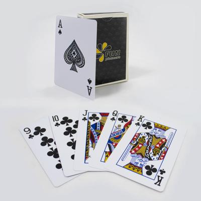 China Fabricação de PVC por encomenda Publicidade Poker Impermeável 100 Cartas de Jogo de Plástico Lavaveis à venda
