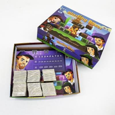 China Certificado ISO9001/EN71/ASTM/TUV/FSC/CE Impressão personalizada Jogo de tabuleiro para adultos à venda