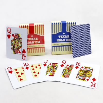China Design personalizado fonte impermeável Jumbo Cartas de jogo de cassino com caixa logotipo personalizado CMYK à venda