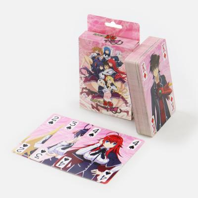 China Decks de Poker de Anime Impresso Eco-friendly Custom Packs com acabamento de superfície de textura à venda