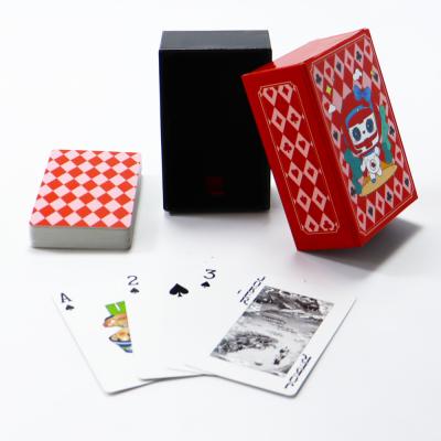 China Conjunto de poker de gaveta de design personalizado para jogar cartas impressora de acabamento de superfície personalizado à venda