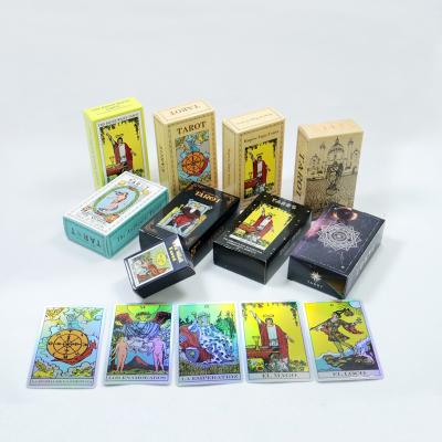 Chine Jeu de divination pour débutants 78 cartes de tarot en différentes langues avec guide à vendre