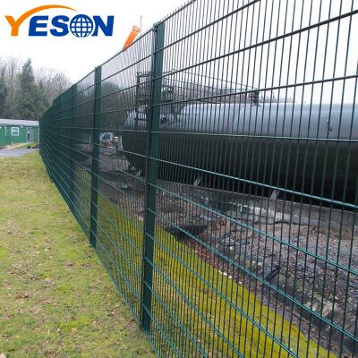 China Easily Assembled 2d Double Gauge Powder Coating 656/868 Wire Mesh Panel Price for sale