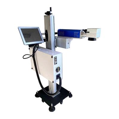 China Laser Fiber Laser Marking Machine Driving High Speed Online For Coding Date Bottle 20w 30w Fiber Laser CO2 Laser for sale