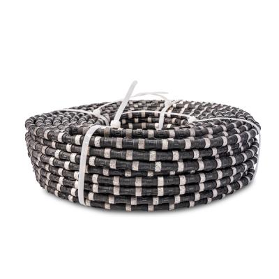 China Top Class Sintering Beads Diamond Wire Saw for Granite Quarry Stone Cutting at Affordable for sale