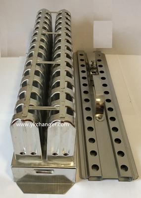 China Best popsicle molds commercial use BPA free metal ice pop molds 2X14 28molds ataforma type ONYX best quality from China for sale