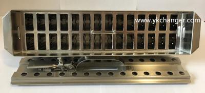 China ONYX stainless steel popsicle molds mini popsicle molds brida 63ml 2x14 28cavities with stick holder best quality for sale