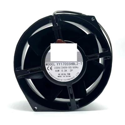 China Hotels yy17055hbl original genuine all metal fan AC220V 17055 dual axial fan ball fan for sale