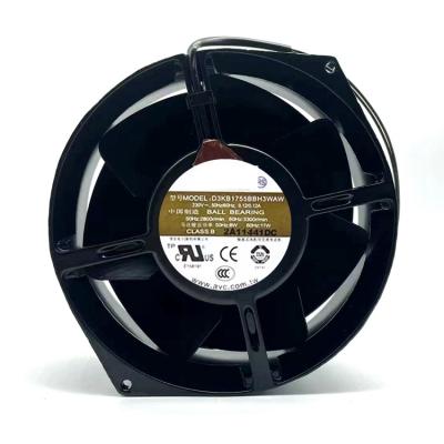 China Hotels d3kb1755bbh3waw original brand new 230V 17055 0.12A all metal blower fan for sale