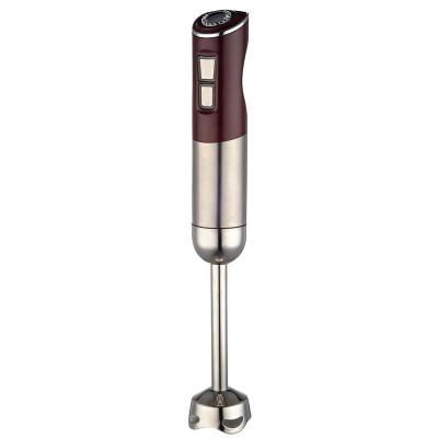 China Variable Speed 600 Watt Universal Variable Speed Immersion Hand Blender, Brushed Stainless Steel Finish, LED Indicator Lights for sale