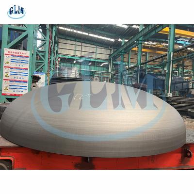 China Contenedor de acero al carbono, elíptico, con extremo de plato para tanques de almacenamiento y reactores en venta